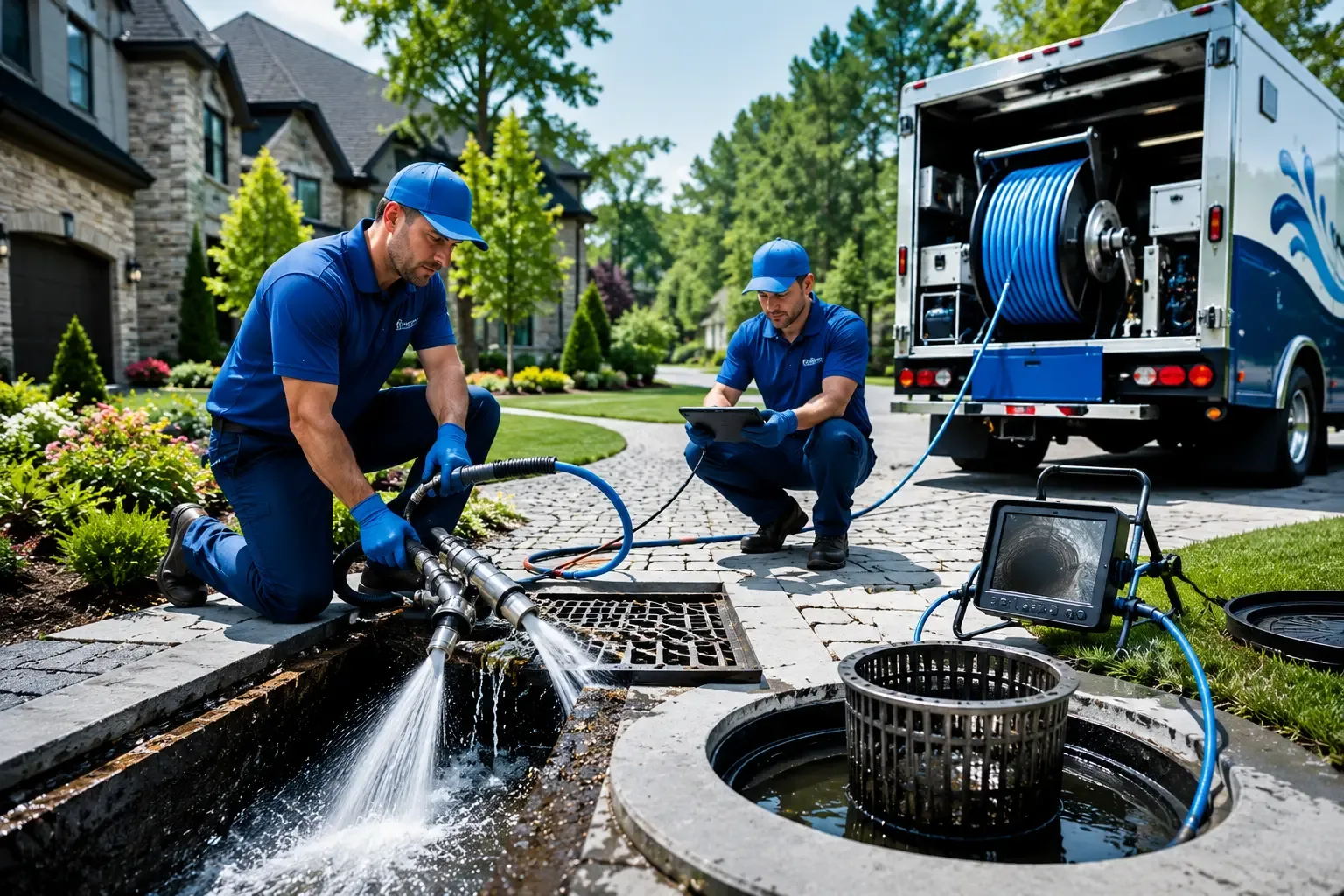 Local outdoor drain cleaning professionals in Norton Shores, MI